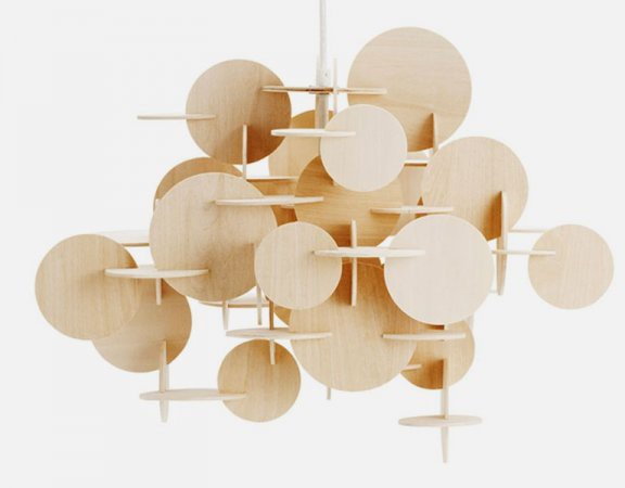 Normann Copenhagen Lampa wisząca Bau Mała naturalna 503012