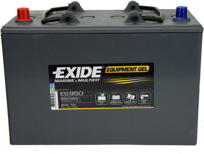 Exide EQUIPMENT GEL ES950 - 85Ah 950Wh L+