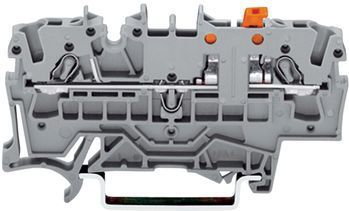 Wago Złącze przelotowe 3-przewodowe 2002-1671, 0,25 - 2,5 mm2, 16 A, zielono - ż