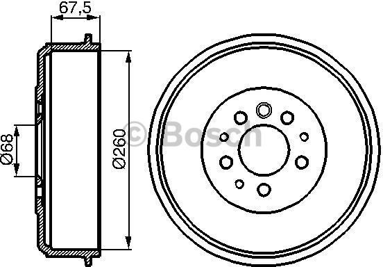 BOSCH Bęben hamulcowy, 0 986 477 046 - Bezpłatny zwrot do 30 dni, największy wybór produktów. 0986477046