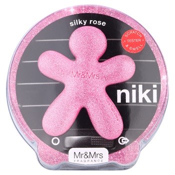 Mr&Mrs Mr & Mrs Fragrance Niki Silky Rose napełnialny odwieżacz do samochodu