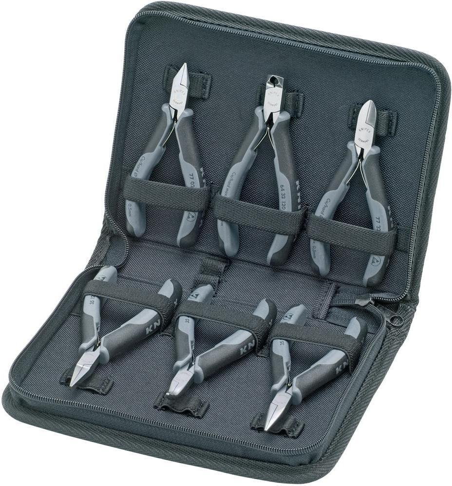 Knipex obcęgi precyzyjne ESD 6 szt. zestaw (00 20 17)