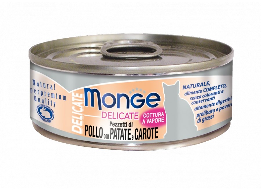 Monge Delicate Kurczak, Ziemniaki I Marchewka 80G