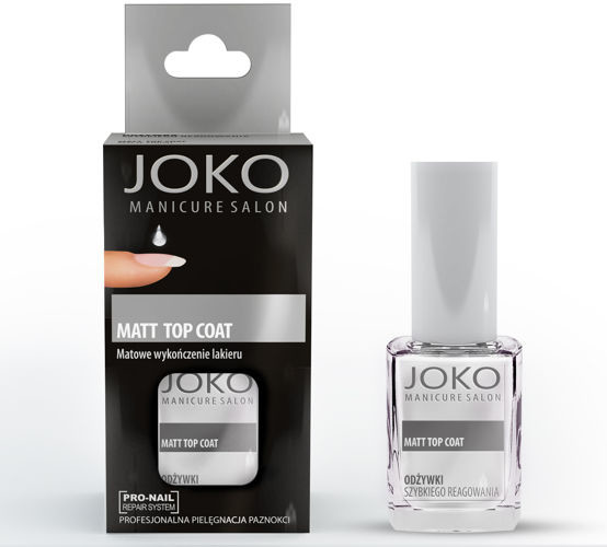 JOKO Manicure Salon Odżywka do paznokci Matt Top Coat 10 ml