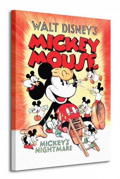 Art group Digital Mickey Mouse (Mickeys Nightmare) - Obraz na płótnie WDC90764