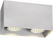 Lucide BODI plafon Square2x GU10 excl 16/8/9.5cm 09101/02/12