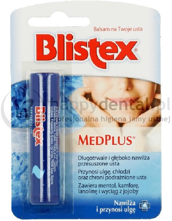 Blistex Lip MEDPLUS 1szt. - głęboko nawilżający balsam do ust