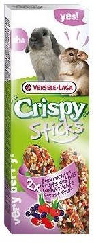 Versele-Laga Crispy Sticks Rabbit & Chinchilla Forest Fruits - Kolby Dla Królików I Szynszyli Z Leśnymi Owocami 110G