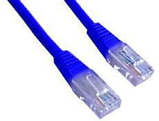 Gembird patch cord RJ45 (osłonka zalewana, kat. 5e, UTP, 2m, niebieski) PP12-2M/ (PP12-2M/B)