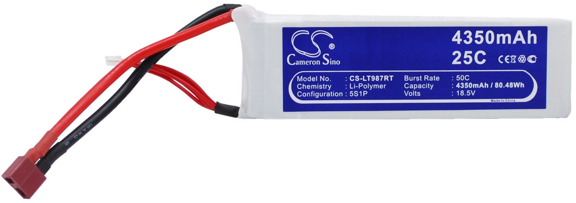 Cameron Sino 4350mAh 80.48Wh Li-Polymer 18.5V 5S 25C () CS-LT987RT