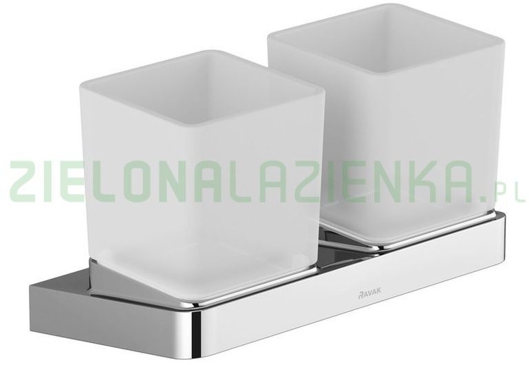 Ravak Komplet kubków z uchwytem chrom 10° X07P322