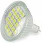 Whitenergy Żarówka LED GU5.3 21xSMD 5050 3W 12V ciepła biała 5188