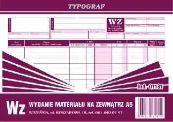 Typograf WZ A5 01181