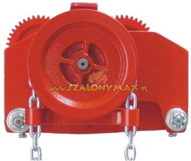958 9588173 wózek szynowy do wciągników przejezdnych WS-80P (udźwig: 8,0 T)