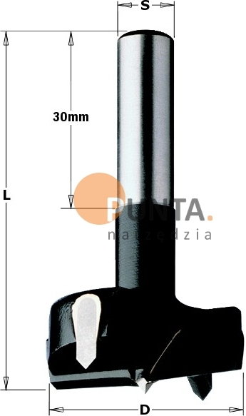 CMT UTENSILI WIERTŁA PUSZKOWE Z CYLINDRYCZNYM UCHWYTEM 392 392.150.11