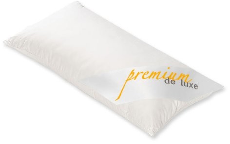 Hanskruchen Premium DE LUXE  puch trzy grzebień poduszka  40 X 80  zewnętrzna: 100% puch gęsi  Masa całkowita: 550 G  niemiecki produkt wysokiej jakości  975.22.001 | Soft i oporowa 97522001