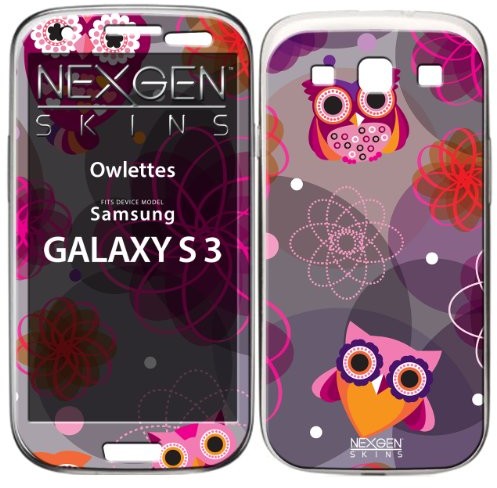 Nexgen Skins gal30032 Owlettes z efektem 3d Skin Case do Samsung Galaxy S3