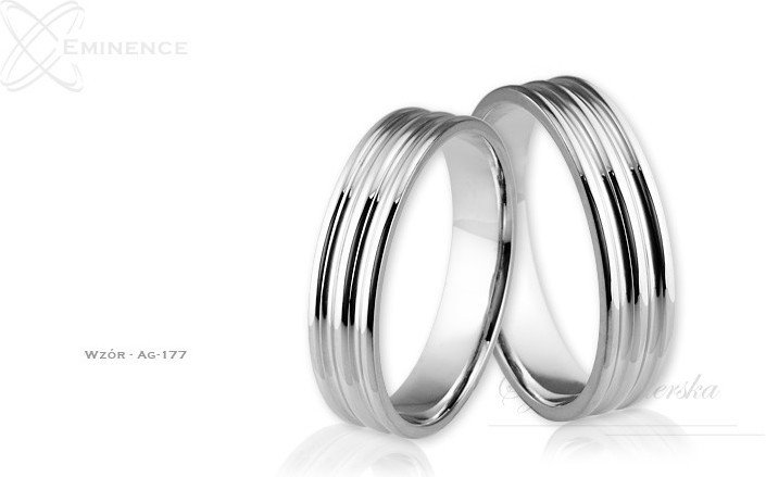 Eminence Obrączki srebrne - wzór Ag-177