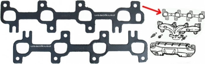 Fel-Pro Uszczelki kolektora wydechowego Jeep Grand Cherokee 4,7 V8