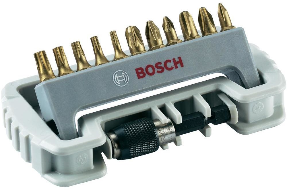 Bosch 2608522127, płaski, krzyżakowy Phillips, krzyżakowy Pozidriv, TORX, 12 szt.
