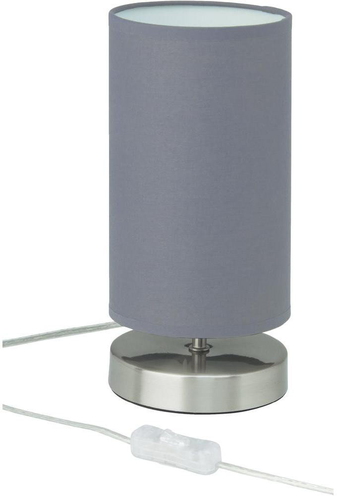 Brilliant Lampka nocna 13247/22 1x40 W E14 Szary (OxW) 12 cmx25.5 cm 230 V