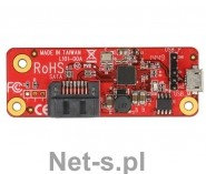 Delock Karta RASPBERRY PI USB Micro B F / USB Pin Header -> SATA 7 Pin (62626)