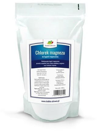 Słodkie Zdrowie Chlorek magnezu 1kg Słodkie Zdrowie