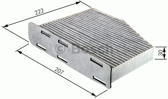 Bosch Filtr, przewietrzanie przestrzeni pasażerskiej 1 987 432 365