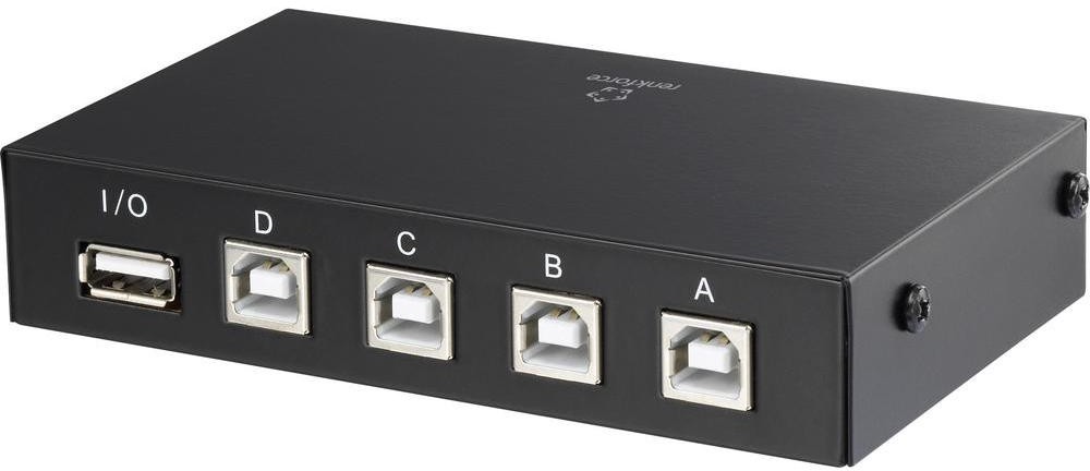 Renkforce Przełącznik USB 2.0 Renkforce 4 Porty