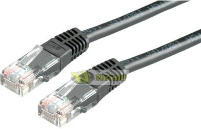 Value Patch cord UTP Cat.6 0,5m czarny 21.99.1525-250