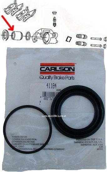 CARLSON Zestaw naprawczy tylnego zacisku hamulcowego Cadillac DTS 2006-2010