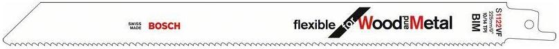 Bosch Brzeszczot S 1122 VF Flexible for Wood and metal zestaw 25 sztuk 2608657559 25 szt