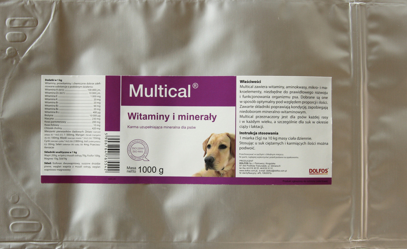 Dolfos Dolvit Multical DOG proszek 1kg