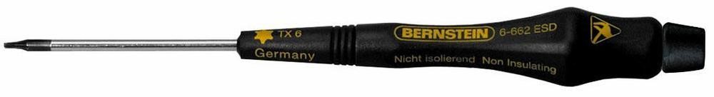 Bernstein Wkrętak Torx dla elektroników i mechaników 6-662 Rozmiar wkrętaka T 6 Długość klingi 40 mm