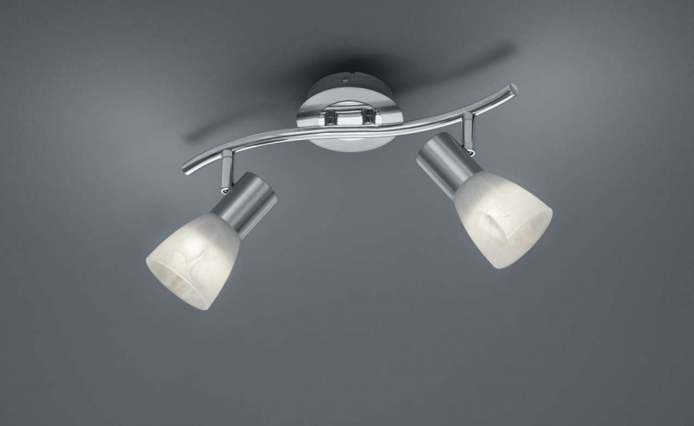 Trio LEVISTO lampy sufitowe listwy LED Nikiel matowy, 2-punktowe 871010207