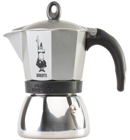 Bialetti Moka Induction 6tz Antracyt