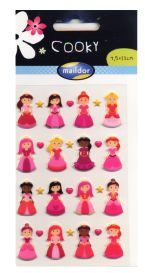 Maildor Naklejki 3D Cooky Księżniczki 1