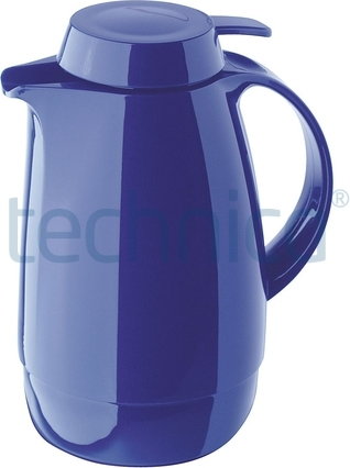Helios Termos z tworzywa, z pokrywką 0,6 l, niebieski | , Servitherm HELIOS-7202-