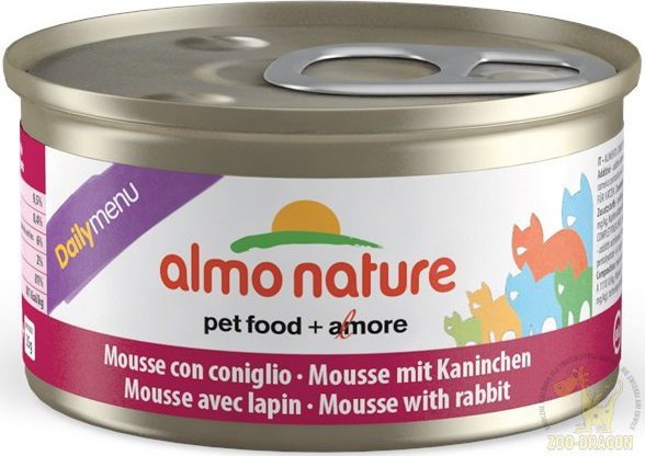 Almo Nature Daily Menu Mus z królikiem 85g 157