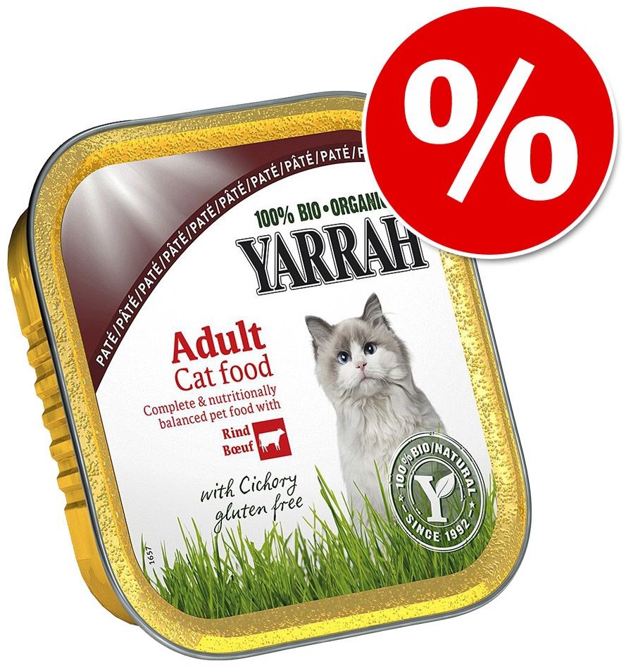 Yarrah Bio Wellness Pâté W Super Cenie! Wołowina Z Cykorią