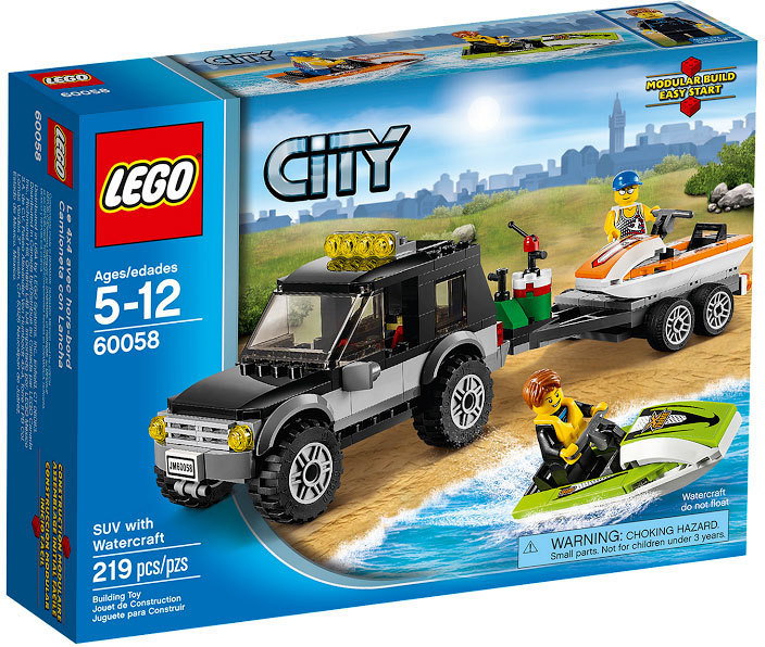 LEGO City - Terenówka Ze Skuterami 60058