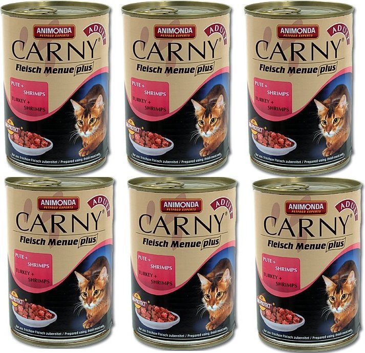 Animonda Carny Adult Wołowina, Indyk i Krewetki 400g