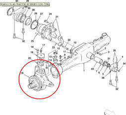 CNH ZWROTNICA LEWA 5171554