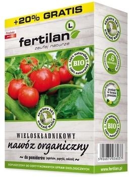 FERTILAN FERTILAN L WIELOSKŁADNIKOWY NAWÓZ ORGANICZNY DO POMIDORÓW OGÓRKÓW PAPRYKI ORAZ CUKINII Z WEŁNĄ OWCZĄ zakupy dla domu i biura FERT.POMIDOR