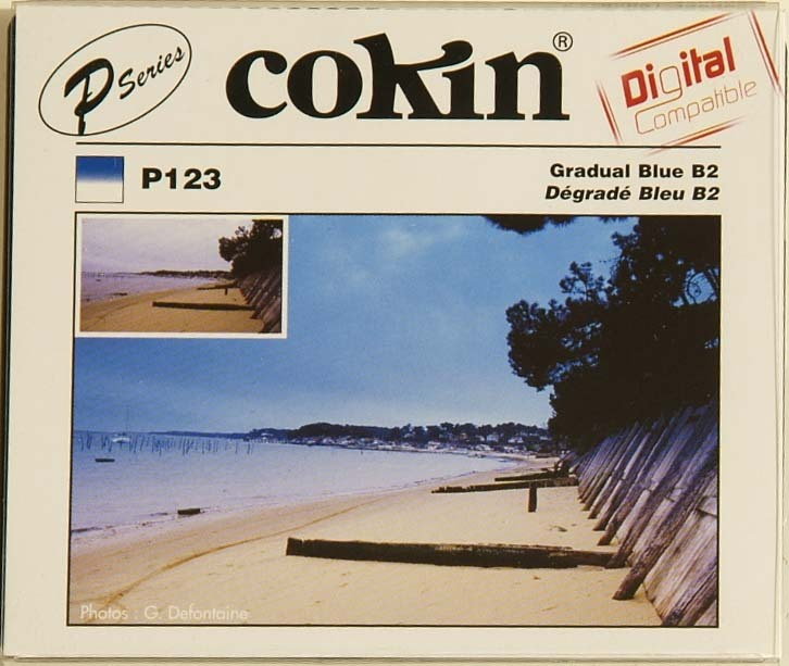 Zdjęcia - Filtr fotograficzny Cokin P123 rozmiar M filtr połówkowy niebieski B2 