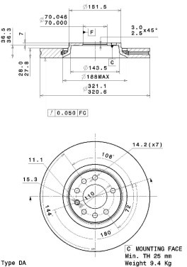 BREMBO 09.A454.11
