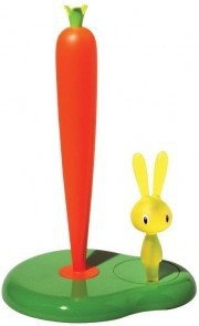 Alessi Stojak na ręcznik papierowy Bunny & Carrot ASG42 GR