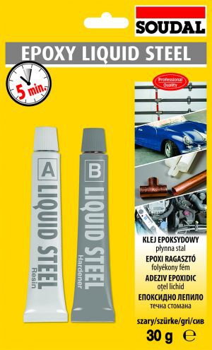 Soudal Klej epoksydowy Epoxy Liquid Steel 30g