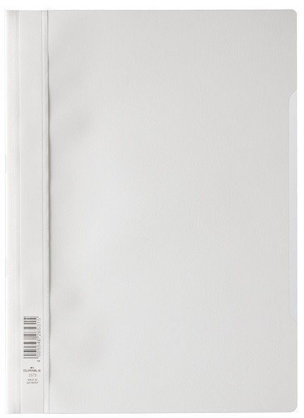 Durable Skoroszyt A4 PCV miękki biały 50szt. 2573-02