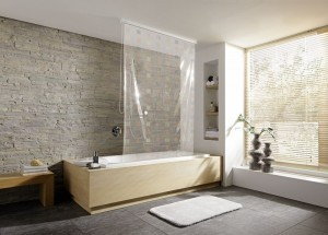 Kleine Wolke Roleta - DuschRollo Grafico Beige 3321351747